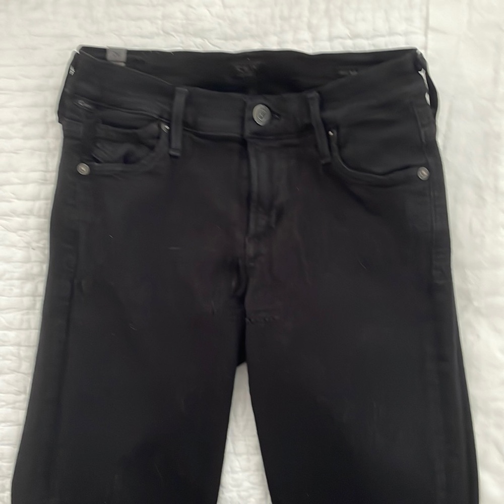 Citizens of Humanity black skinny jeans size 26